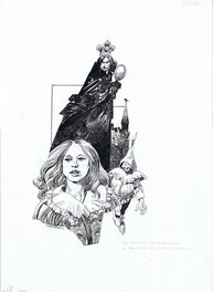 Sergio Toppi - Biancaneve by Sergio Toppi - Original Illustration