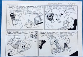 Carl Barks Uncle Scrooge First Dime halfpage 1953