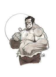 Sylvain Guinebaud - Fanart-Hulk - Original art