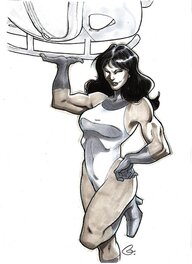 Sylvain Guinebaud - Fanart-Miss Hulk - Original art