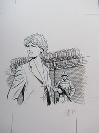Philippe Aymond - Lady S - Original Illustration
