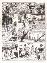 Hermann - Commanche  Les loups du wyoming planche39 - Planche originale