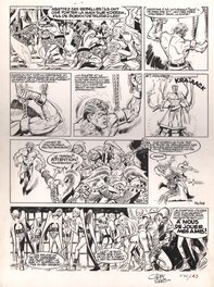 Eddy Paape - Lluc Orient  la planète de l'angoisse  planche 26 - Planche originale