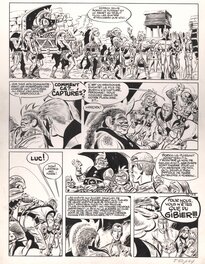 Eddy Paape - Luc orient la planète de l'angoisse planche 49 - Comic Strip