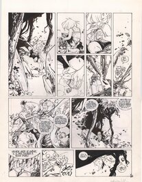 Claire Wendling - Les Lumières de l'amalou    Tome 4 planche 45 - Planche originale