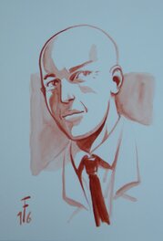 Fred Grivaud - Charles XAVIER, PROFESSOR X - Original Illustration