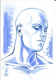 Fred Grivaud - The WATCHMEN : DOCTOR MANHATTAN - Illustration originale