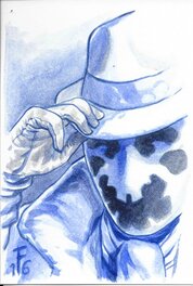 Fred Grivaud - The WATCHMEN : RORSCHACH - Illustration originale