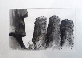 Manu Larcenet - Moai - Planche originale