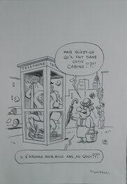 Dessin original Abonnement Spirou