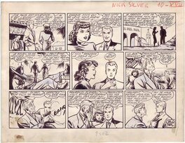 Carlo Marcello - Nick Silver, "Le retour de Nick", pl. 10 - Planche originale