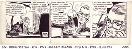 Frank Robbins - Johnny Hazard, strip 17-04-75 - Planche originale