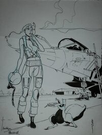 Louis - Charlie pilote - Original Illustration