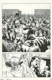 Charlie Adlard - Walking dead - Planche originale