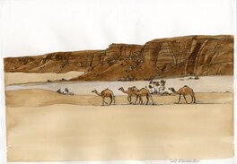 Planche originale - Ennedi, la beauté du monde