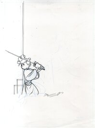 Jose Luis Munuera - Jose-Louis Munuera Spirou - Illustration originale