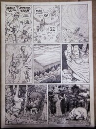 Relom - Traquemage dans les bois planche 38 ... hilarante histoire d'heroic féetaysie - Planche originale