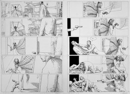 Comic Strip - Roosevelt, CE, double page du volume 2, "L'immeuble H"