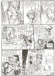 Xavier Fourquemin - Miss Endicot page original - Planche originale