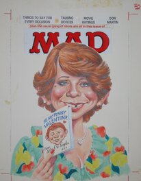 Harry North - Mad Magazine (UK edition #274) - Original Cover