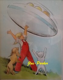 Jean Sidobre - Caroline et la soucoupe volante - Couverture originale