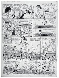 Raymond Reding - Section R - Le territoire des Dix : le gros homme plein de ballons - planche 9 - Comic Strip