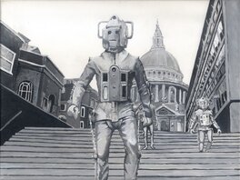Enners - Doctor Who - Cybermen take London (2015) - Original Illustration
