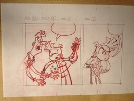 Crayonné P.27 strip 1 images 2 et 3 Crayonné P.27 strip 1 images 2 et 3