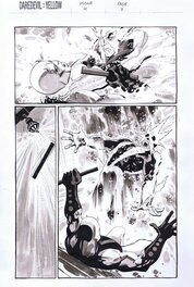 Tim Sale - 2001-11 Sale: Daredevil Yellow #4 p7 vs. Electro - Planche originale