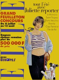 Pub jeu concours magazine ELLE_été 1996 Pub jeu concours magazine ELLE_été 1996