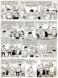 Planche originale - Suske en Wiske - Bob et Bobette