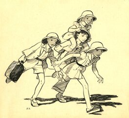 Pierre Joubert - Joubert - Master Kouki - 1946 - Original Illustration