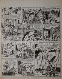 Lucien Nortier - Le Lynx Blanc " Luc et Jori la Patrouille de la Jungle " - Comic Strip