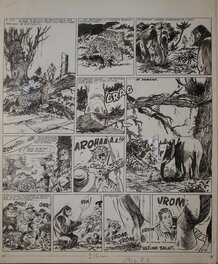 Lucien Nortier - Le Lynx Blanc " Luc et Jori la Patrouille de la Jungle " - Comic Strip