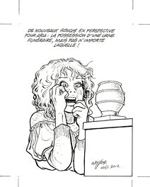 Michel Weyland - Aria - Original Illustration