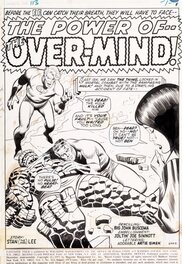 John Buscema - Fantastic Four 113 Title Splash- Buscema Sinnott - Planche originale