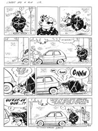 Daniël Kox - Kox - L'agent 212 - Gag n° 407 en une planche ♥ - Planche originale