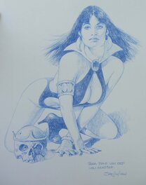 Manuel Sanjulián - Sanjulian Vampirella - Illustration originale