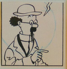 Hergé - Tintin - Le Trésor de Rackham le Rouge - Planche originale