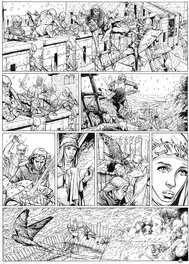 Eric Lambert - Cathare T4 "l'église de satan" page32 - Planche originale