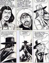 Jean Pape - Galerie de portraits tirés de Zorro - Planche originale