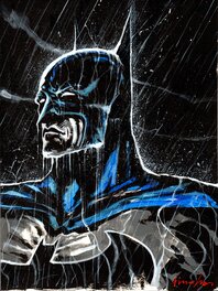 Virginio Vona - Batman - Illustration originale