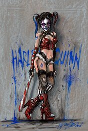 Virginio Vona - Harley quinn - Original Illustration