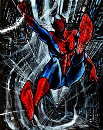 Virginio Vona - Spiderman - Illustration originale
