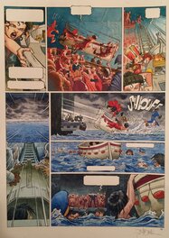 Planche originale - TERRE MECANIQUE  couleur directe