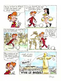 Simon Léturgie - Robbedoes - Spirou - Planche originale