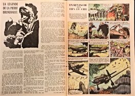 Publication à la page 3 du journal Spirou n° 455 du 7 avril 1949, avec la suppression de la première case