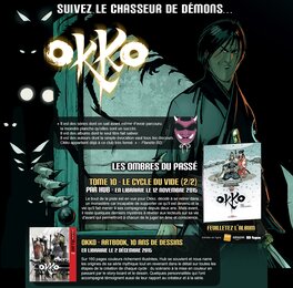 Affiche Promo Delcourt Okko tome 10 (1ère partie) Affiche Promo Delcourt Okko tome 10 (1ère partie)
