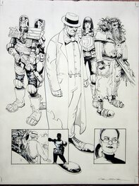 Carl Critchlow - Judge Dredd - Trifecta - 2000AD Prog 1812 - Planche originale