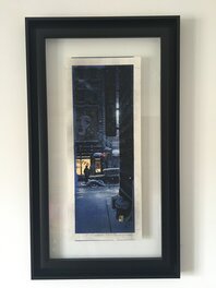 Caisse américaine avec un entre deux verres Caisse américaine avec un entre deux verres